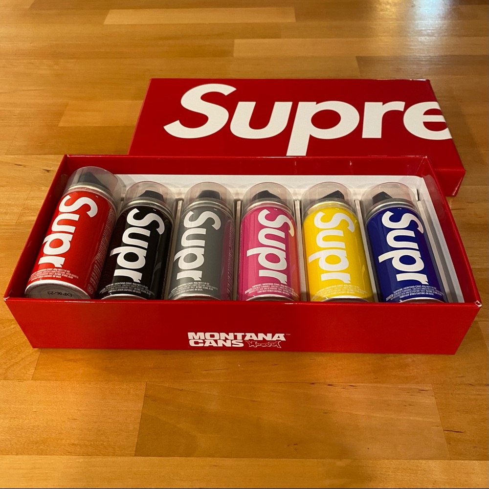 Supreme X Montana cans